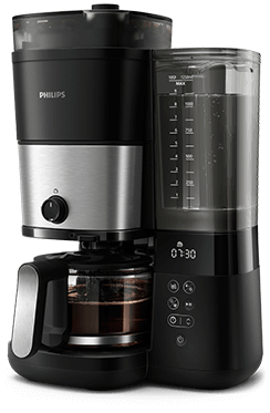 Philips All-in-1 kafijas aparāts ar pilienu filtru un dzirnaviņām