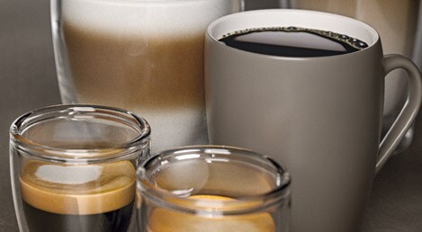 Philips kafijas dzērienu daudzveidība - espresso, kapučīno un melna kafija