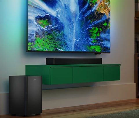 TAB5309 Soundbar 2.1 ar bezvadu basu skaļruni