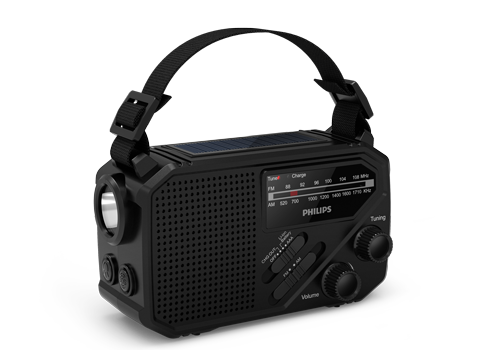 Philips R1609 portatīvais radio ar lukturīti
