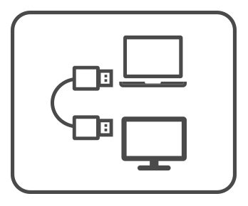 Monitori ar USB-C dokošanas funkciju