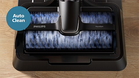 Philips AquaTrio 9000. sērijas sausās un mitrās uzkopšanas bezvadu putekļsūcējs higiēniskās automātiskās tīrīšanas sistēma