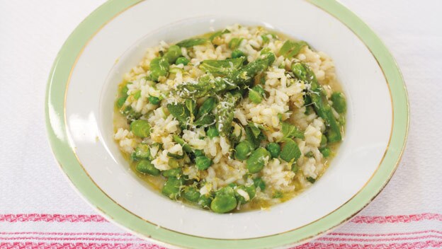 Risotto Primavera with asparagus | Philips Chef Recipes