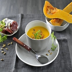 Pumpkin and chorizo soup | Philips Chef Recipes