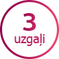3 uzgaļi