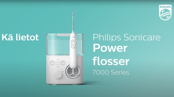 Kā lietot 3000 Power Flosser irrigatoru