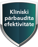 klīniski pārbaudīta efektivitāte