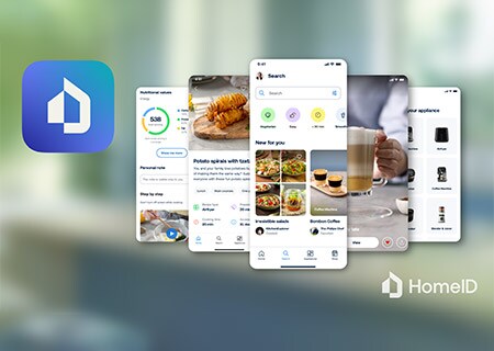 Philips lietotne HomeID, vieda lietotne receptēm