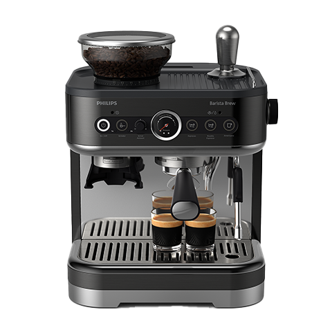 Philips Barista Brew ar vienu kafijas pupiņu tvertni, melna