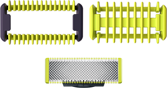 Ostrza Face & Body z dodatkowymi nasadkami do golenia włosów na całym ciele.