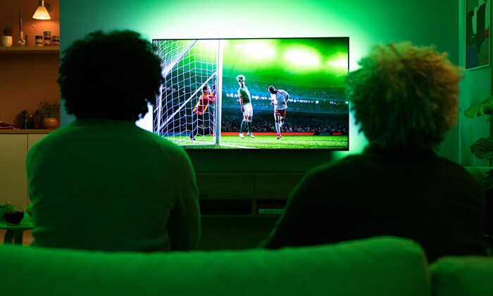 Sporta spēle Philips televizorā