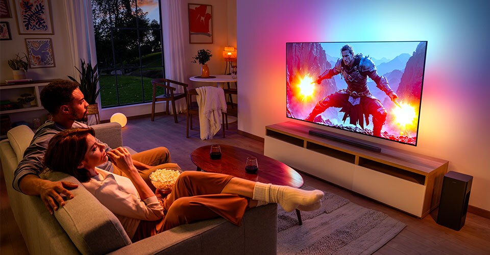 Ambilight televizori ar AI tehnoloģijām