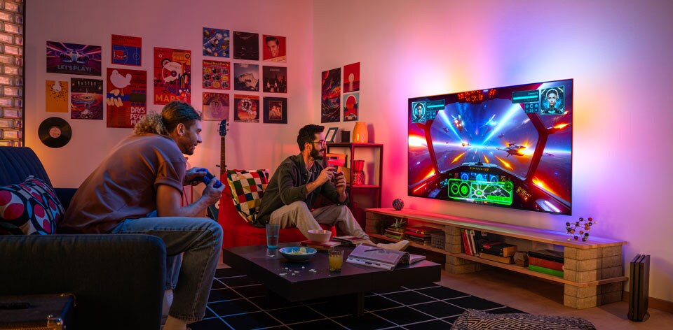 Labākā spēļu pieredze ar Ambilight TV