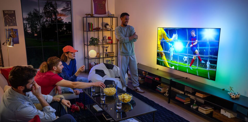 Skatieties spēles ar augstas kvalitātes Ambiligt TV